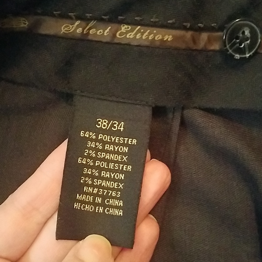 Charcoal Mens Dress Pant